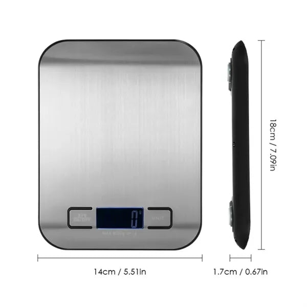 Precision Digital Kitchen Scale With Tare Function