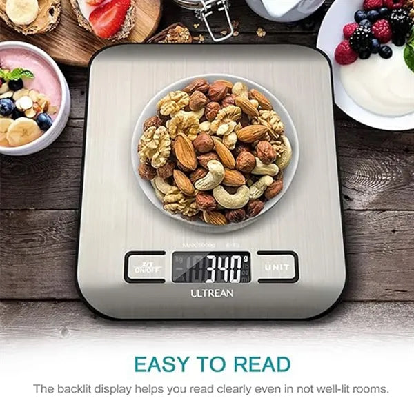Precision Digital Kitchen Scale With Tare Function