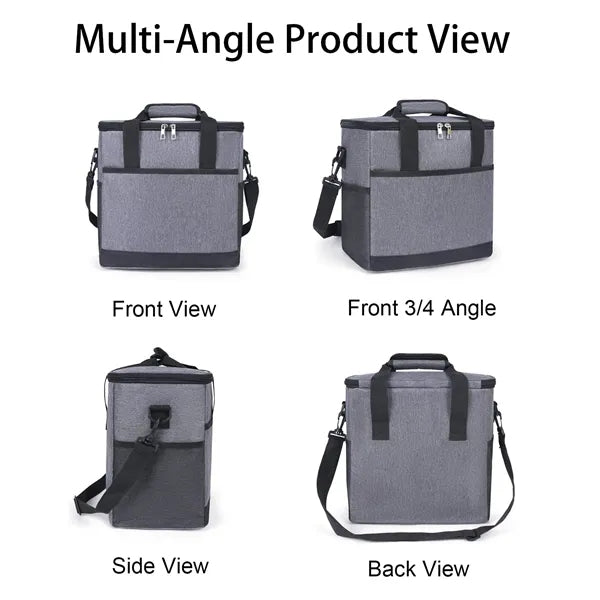 20-Can Cooler Bag with Front Pocket & Dual Carry Options