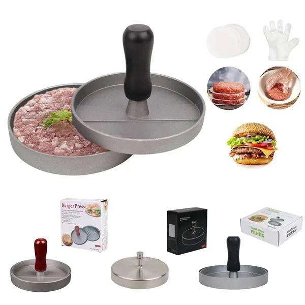 Versatile Non-Stick Hamburger Press Patty Maker With Handle