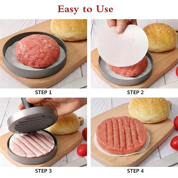 Versatile Non-Stick Hamburger Press Patty Maker With Handle