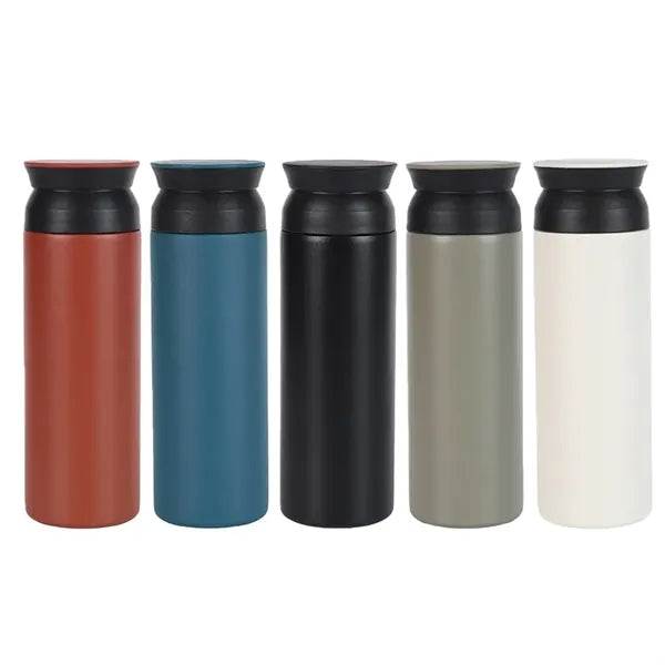16 Oz Insulated Stainless Steel Slim Travel Tumbler
