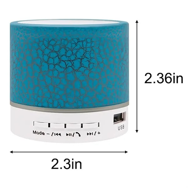 Portable Bluetooth Speakers With LED Light