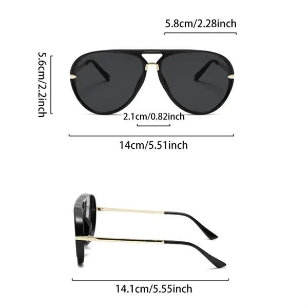 Unisex Pilot Sunglasses UV Protection Outdoor Wear