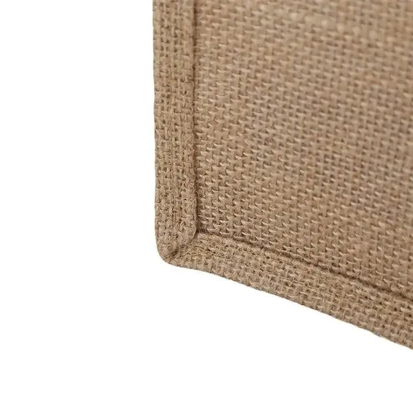 Jute Tote Bag W/cotton Webbing Handle