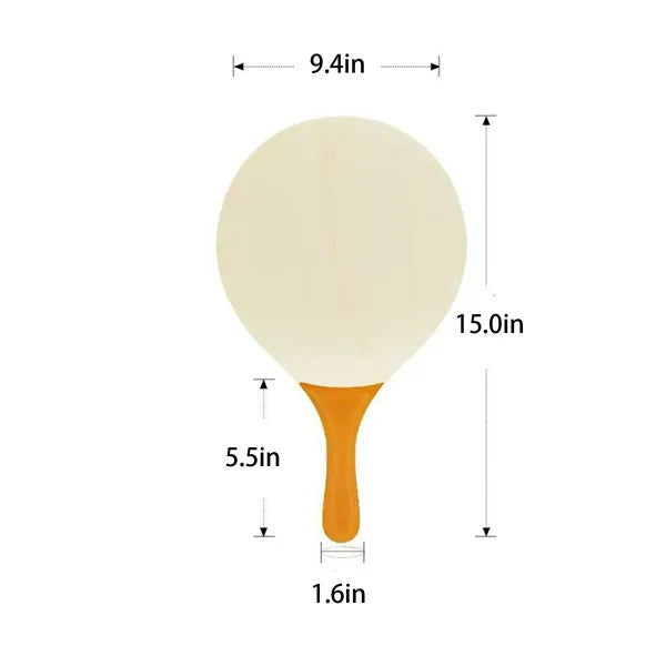 Durable Wood Beach Rackets for Versatile Outdoor Play