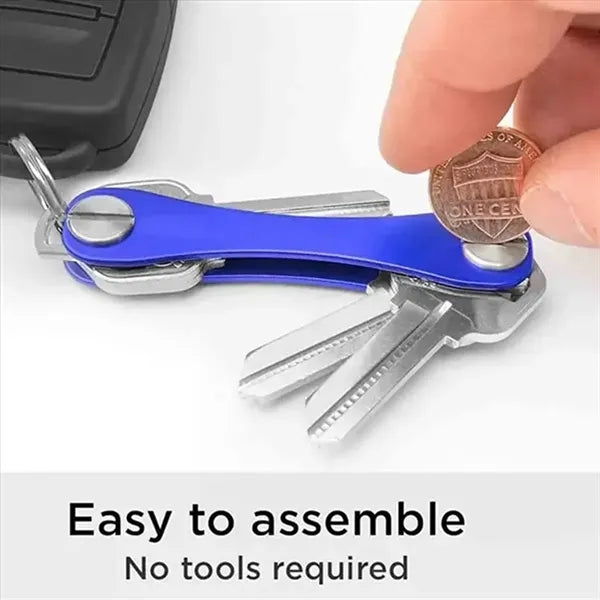 Compact Aluminum Key Organizer