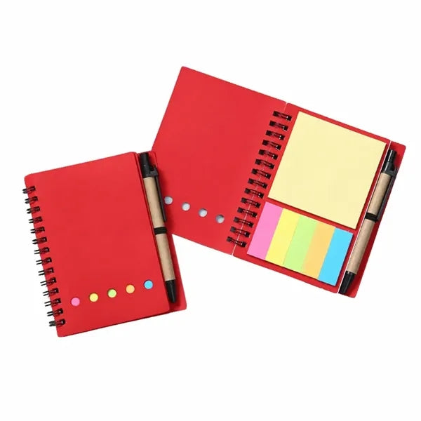 Notebook With Sticky Pen & Note