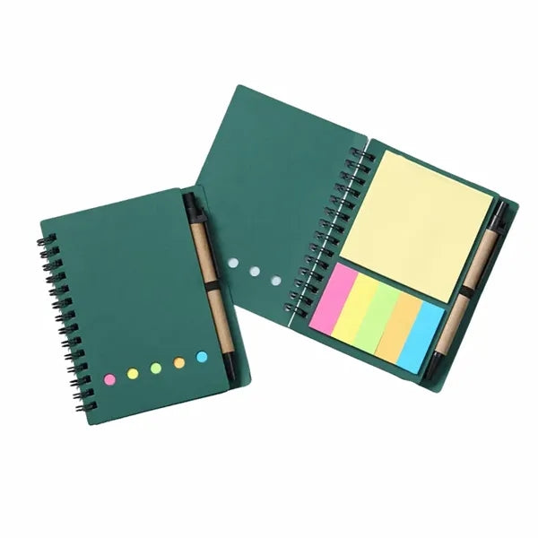 Notebook With Sticky Pen & Note