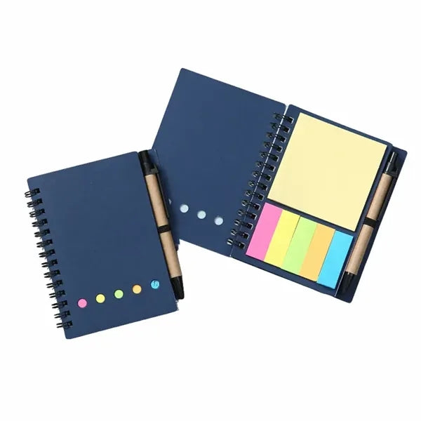 Notebook With Sticky Pen & Note