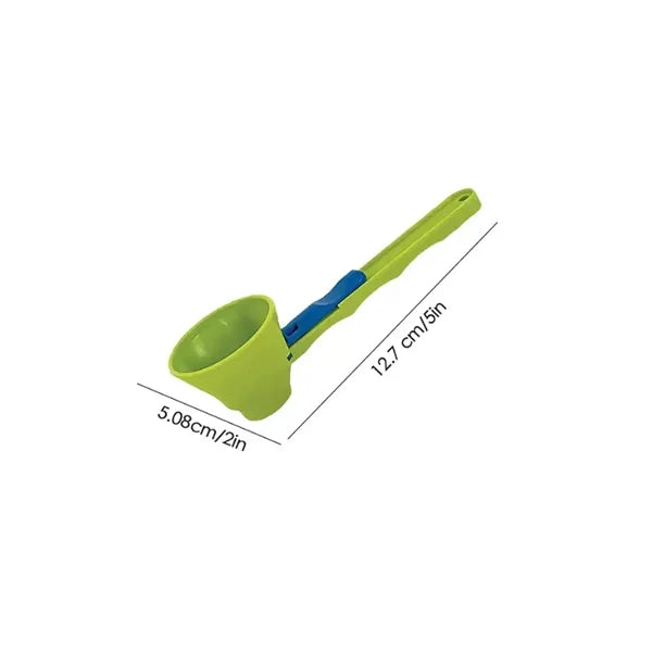 No Spill Measuring Spoon Funnel for Powders and Drinks