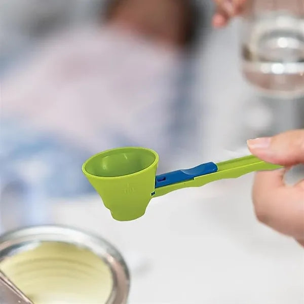 No Spill Measuring Spoon Funnel for Powders and Drinks