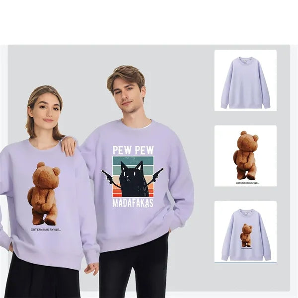 Soft Cozy Unisex Fit Classic Pullover Sweatshirt