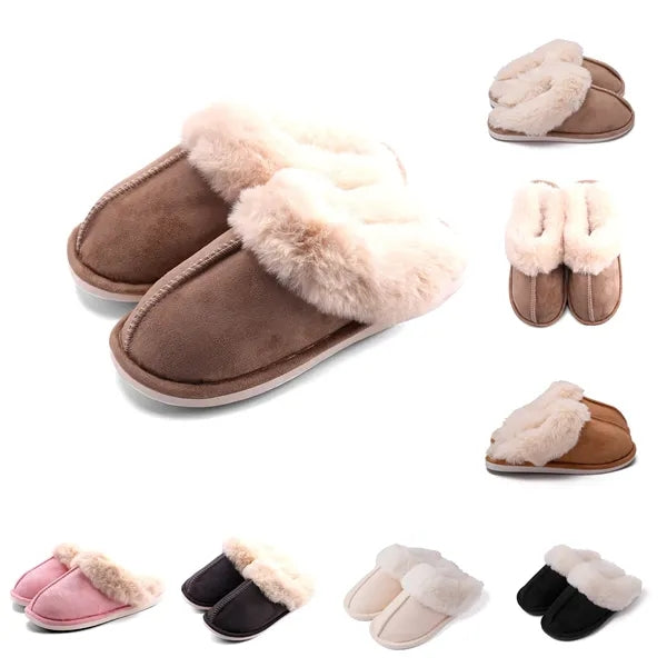 Soft Warm Slipper with Memory Foam Fluffy On House
