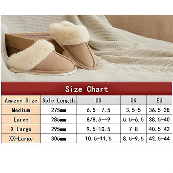 Soft Warm Slipper with Memory Foam Fluffy On House