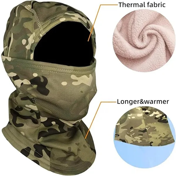 Camo Military Warm Balaclava Winter Mask For Hunting Fishing