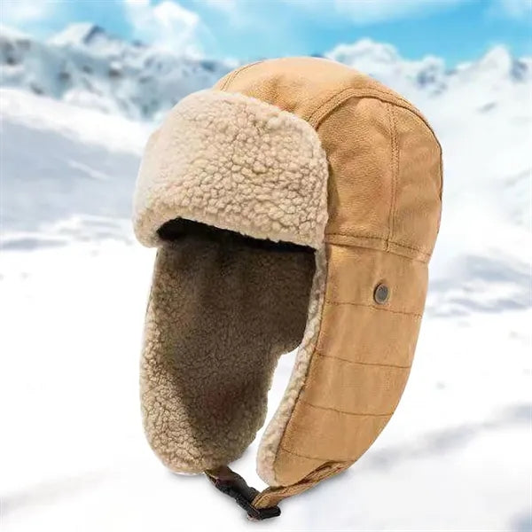 Windproof Ski Winter Aviator Hat With Ear Flaps