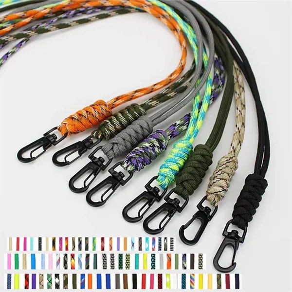 Personalization Braided Necklace Para--cord Lanyard