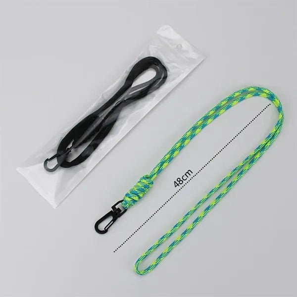 Personalization Braided Necklace Para--cord Lanyard