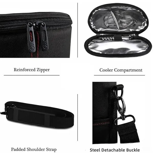 Leakproof Champagne Wine Cooler Bag For 2 Bottles