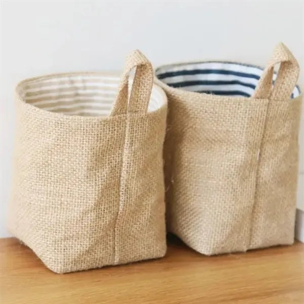 Cotton and linen small cloth bag