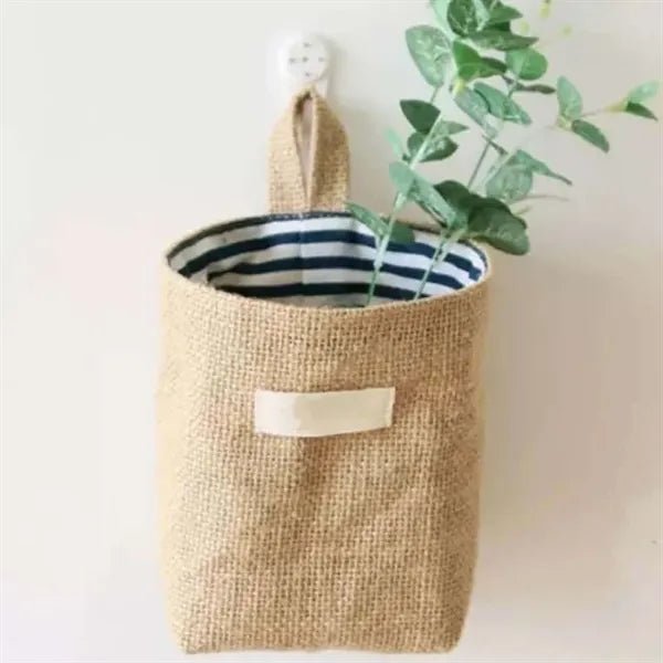 Cotton and linen small cloth bag