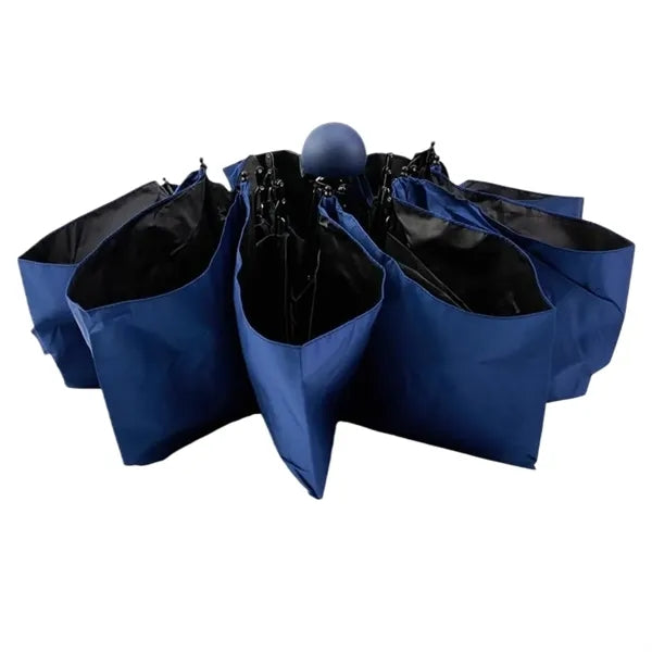 Compact Travel Umbrella - 7.5 in Folded, Lightweight Pocket