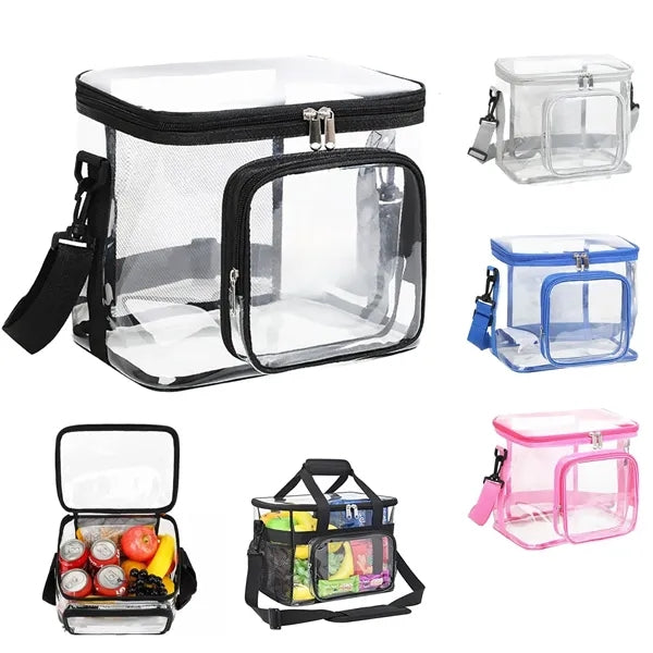 Transparent PVC Crossbody Storage Bag