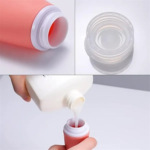 Leak Proof Liquid Squeezable Refillable Travel Bottles