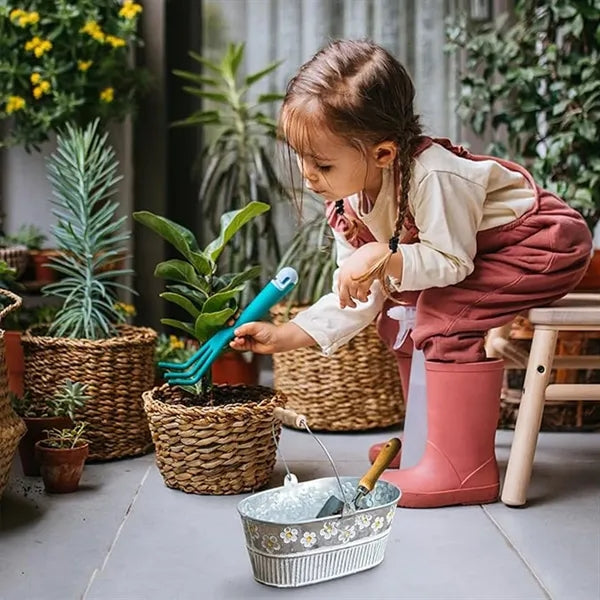 Galvanized Farmhouse Garden Flower Vintage Buckets