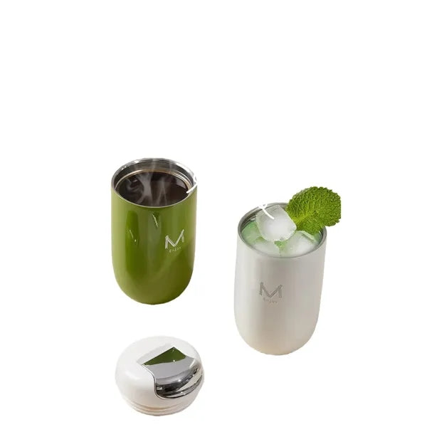 12 Oz Mini Insulated Stainless Steel Travel Coffee Tumbler