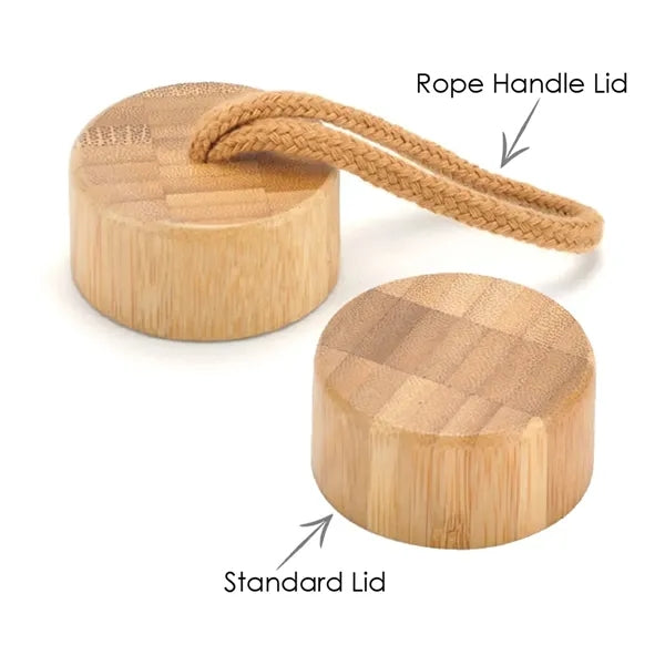 18 Oz. Vidro Glass & Bamboo Bottle