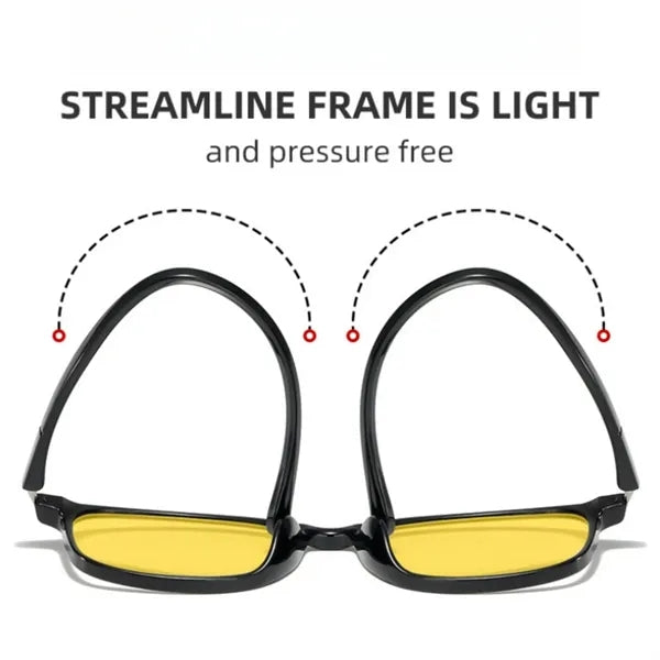Lightweight TR90 Night Vision Blue Light Glasses