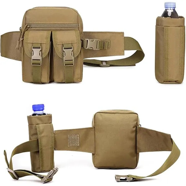 Durable Waist Bag With Multi-pocket For Outdoor And Travel