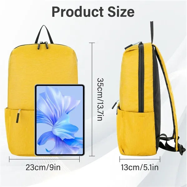 Lightweight Waterproof Oxford Backpack with Multiple Pockets