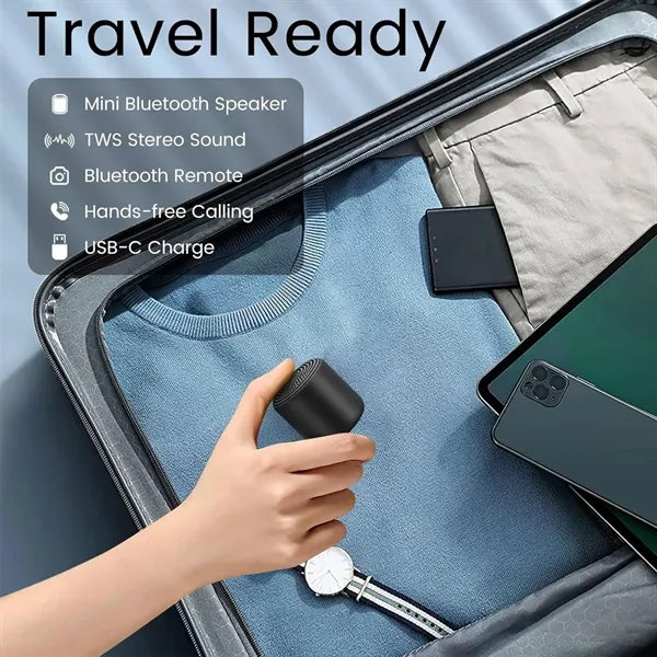 Mini Bluetooth Travel Speaker Portable Wireless Stereo