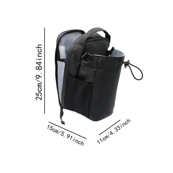 Magnetic Gym Bag Bottle Holder With Strap For Fitness Travel