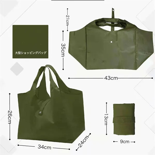 Foldable Eco-Friendly Large Supermarket Shopping Bag
