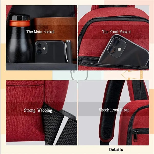 Luxsling Soft PU Premium Shoulder Backpack