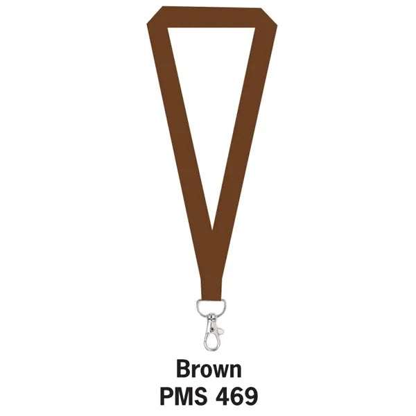 Flat Polyester Lanyard 1"