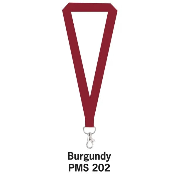 Flat Polyester Lanyard 3/4"