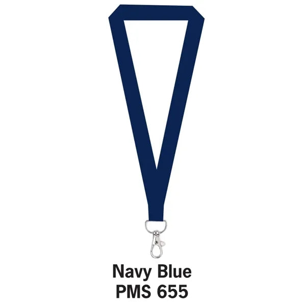 1" Flat Polyester Lanyard