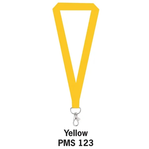 1" Flat Polyester Lanyard