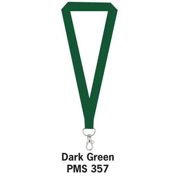 5/8" Flat Polyester Lanyard