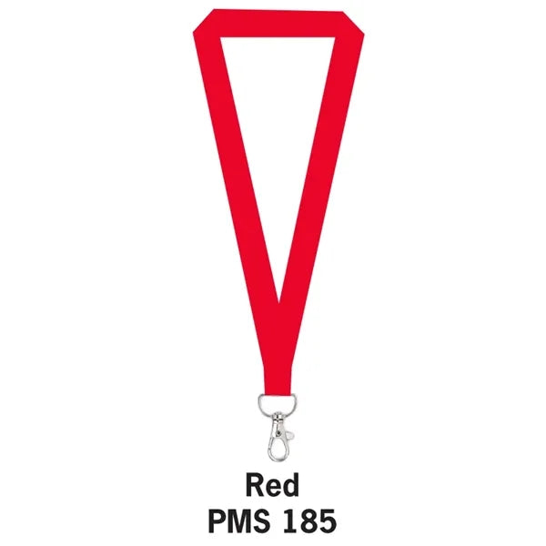 5/8" Flat Polyester Lanyard