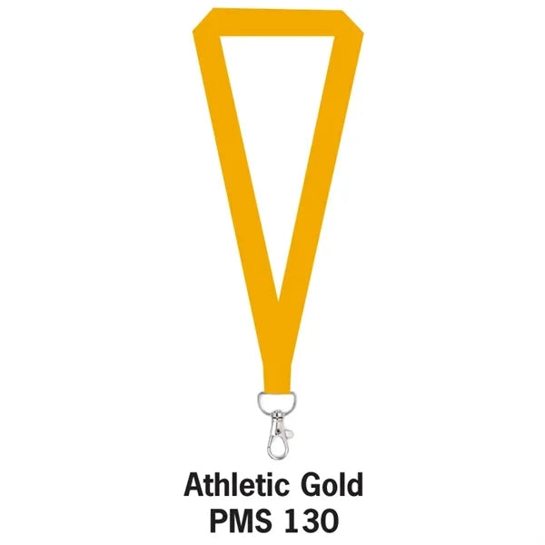 3/8" Flat Polyester Lanyard
