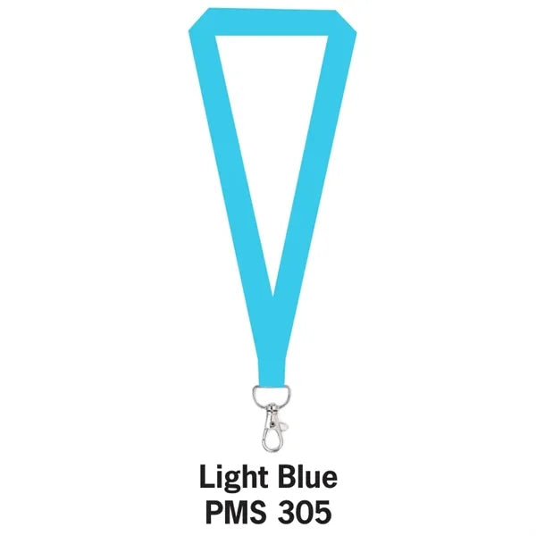 3/8" Flat Polyester Lanyard