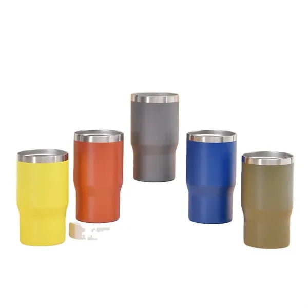 16 Oz Insulated Stainless Steel Tumbler with Clear Lid
