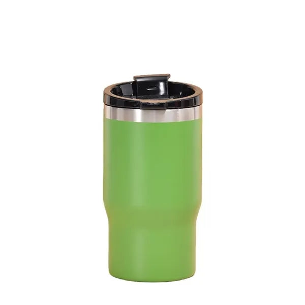 16 Oz Insulated Stainless Steel Tumbler with Clear Lid