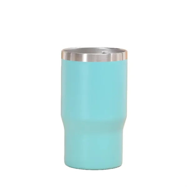 16 Oz Insulated Stainless Steel Tumbler with Clear Lid